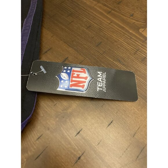 Baltimore Ravens Logo NFL Apparel Purple Stripe Black Mens Sweatpant Jogger Sz L - Picture 10 of 10